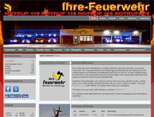 Tablet Screenshot of ihre-feuerwehr.ch